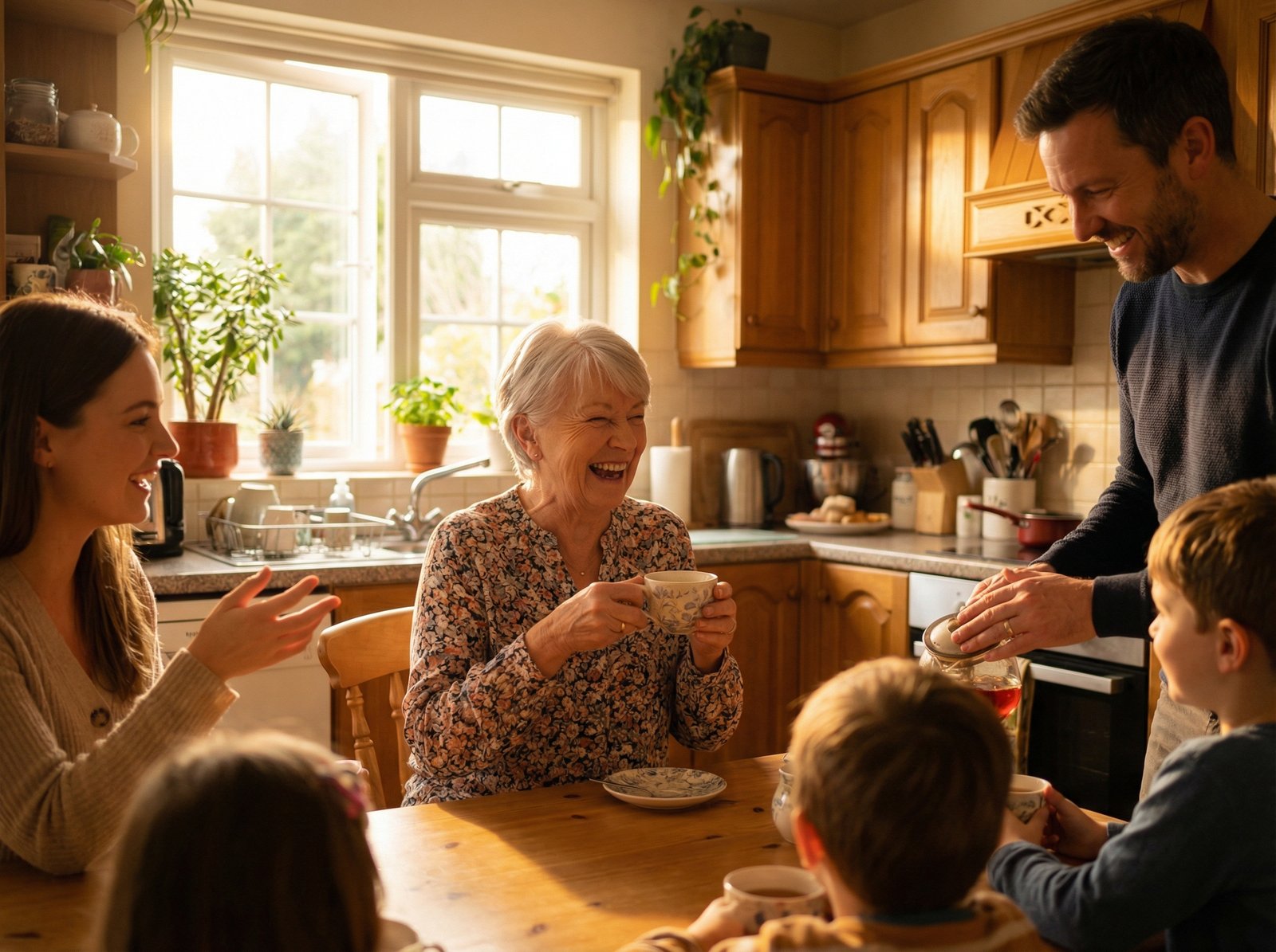 Family caregiver receiving support